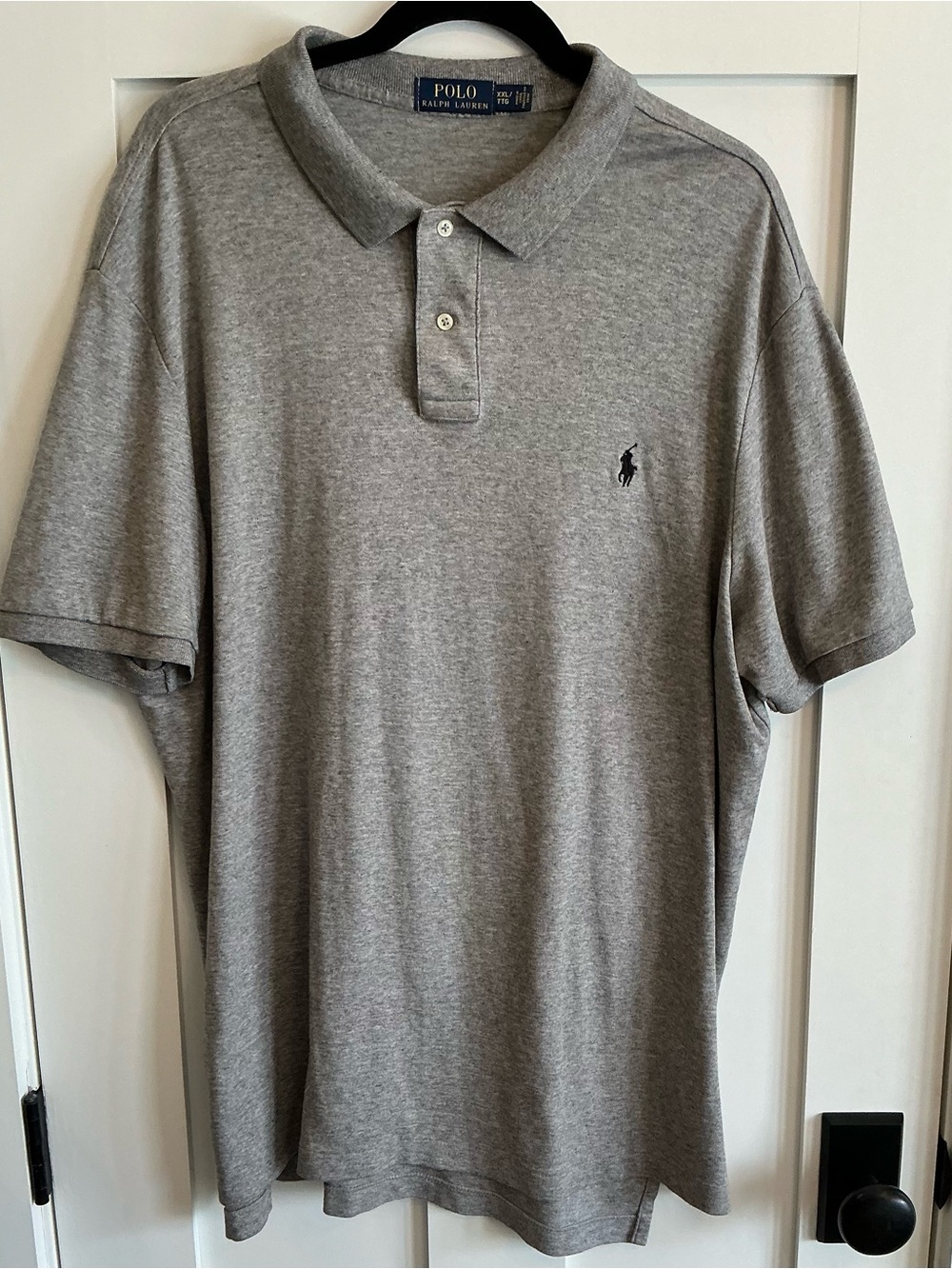 Polo by Ralph Lauren Heather Gray Short-Sleeve Polo XXL